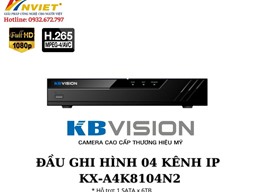 Đầu ghi hình 4 kênh IP  KBVISION KX-A4K8104N2