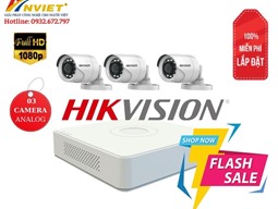 Bộ 3 Camera Hikvision 2.0MP