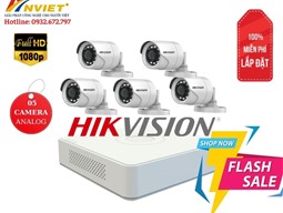 Bộ 5 Camera Hikvision 2.0MP