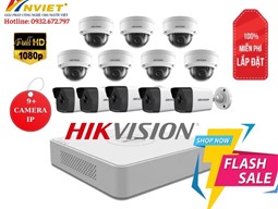 Bộ 9 Đến 16 Camera IP Hikvision 2.0MP [SALE 30%]