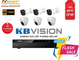 Trọn Bộ 6 Camera KB VISION 1.0M