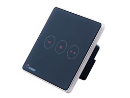 Công tắc cảm ứng rèm Homegy 1 lớp kính phẳng