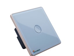 Công tắc cảm ứng Homegy 1 nút kính lõm