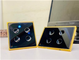 Công tắc thông minh Homegy mạ vàng