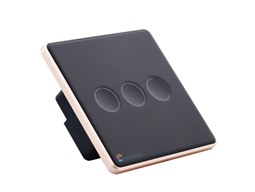 Công tắc Rèm thông minh 1 lớp kính lõm