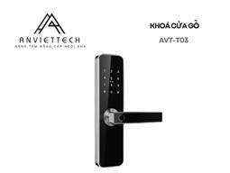 Khóa vân tay cửa gỗ, cửa thép đố nhỏ AVT-T03
