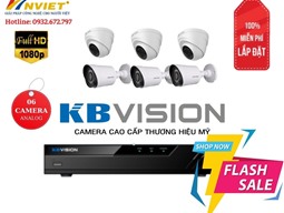Trọn Bộ 6 Camera KB VISION 2.0M