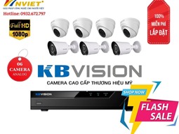 Trọn Bộ 7 Camera KB VISION 2.0M